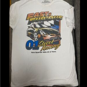 White Fast&Furious Graphic Tee